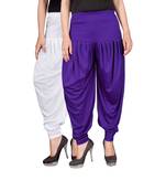 Multicolor plain viscose leggings