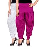 Multicolor plain viscose leggings