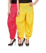 Multicolor plain viscose leggings