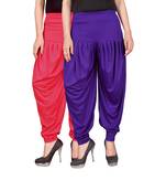 Multicolor plain viscose leggings