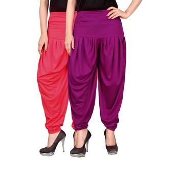 Multicolor plain viscose leggings 1