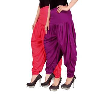 Multicolor plain viscose leggings 2