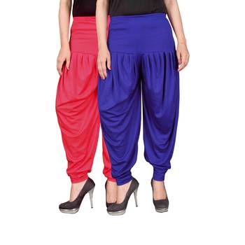 Multicolor plain viscose leggings 1