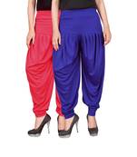 Multicolor plain viscose leggings