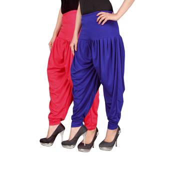 Multicolor plain viscose leggings 2