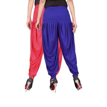 Multicolor plain viscose leggings 3