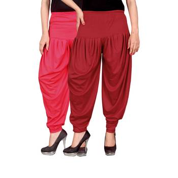 Multicolor plain viscose leggings 1