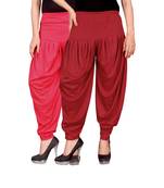 Multicolor plain viscose leggings