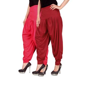 Multicolor plain viscose leggings 2