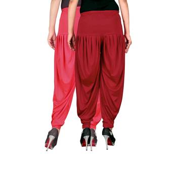Multicolor plain viscose leggings 3