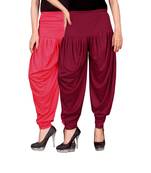 Multicolor plain viscose leggings