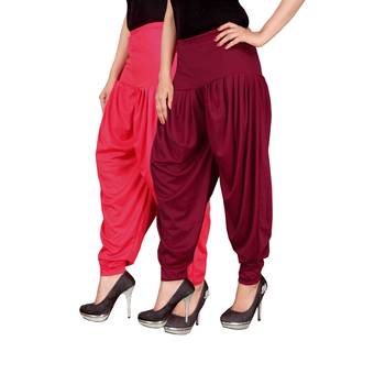 Multicolor plain viscose leggings 2
