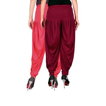 Multicolor plain viscose leggings 3