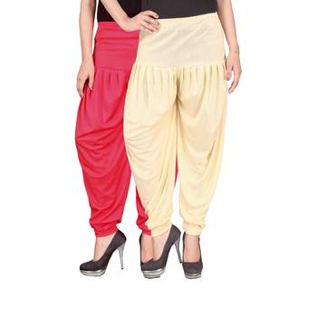Multicolor plain viscose leggings 1