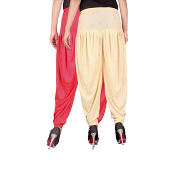 Multicolor plain viscose leggings 3