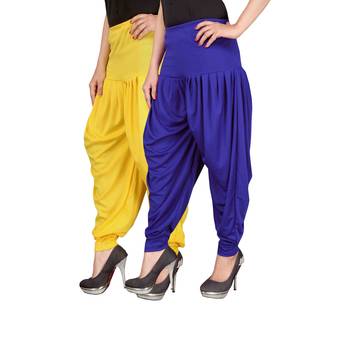Multicolor plain viscose leggings 2