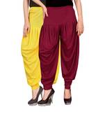 Multicolor plain viscose leggings