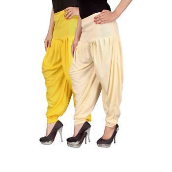 Multicolor plain viscose leggings 2