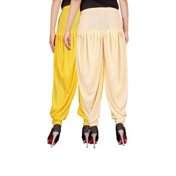 Multicolor plain viscose leggings 3