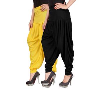 Multicolor plain viscose leggings 2