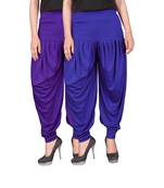 Multicolor plain viscose leggings