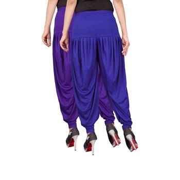 Multicolor plain viscose leggings 3