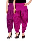 Multicolor plain viscose leggings