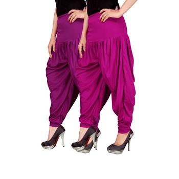 Multicolor plain viscose leggings 2
