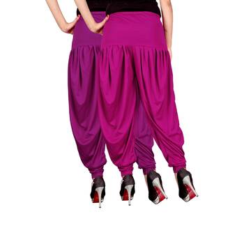 Multicolor plain viscose leggings 3