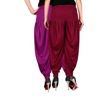 Multicolor plain viscose leggings 3