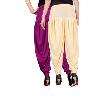 Multicolor plain viscose leggings 3