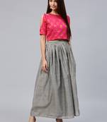 multicolor printed Chanderi stitched kurta sets