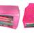 Atorakushon non wovan Fabric Combo Saree Cover Blouse Clothes Storage Bag Wardrobe Organiser Set of 2 (Pink)