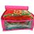 Atorakushon non wovan Fabric Combo Saree Cover Blouse Clothes Storage Bag Wardrobe Organiser Set of 5 (Pink)