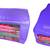 Atorakushon non wovan Fabric Combo Saree Cover Blouse Clothes Storage Bag Wardrobe Organiser Set of 2 (Blue)