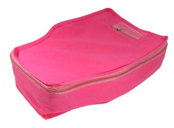 Atorakushon non wovan Fabric Combo Saree Cover Blouse Clothes Storage Bag Wardrobe Organiser Set of 6 (Pink) 4