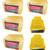 Atorakushon non wovan Fabric Combo Saree Cover Blouse Clothes Storage Bag Wardrobe Organiser Set of 6 (Cream)