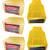 Atorakushon non wovan Fabric Combo Saree Cover Blouse Clothes Storage Bag Wardrobe Organiser Set of 5 (Cream)