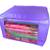 Atorakushon non wovan Fabric Combo Saree Cover Blouse Clothes Storage Bag Wardrobe Organiser Set of 5 (Blue)