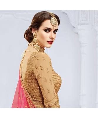 Pink embroidered silk bridal-lehengas 4