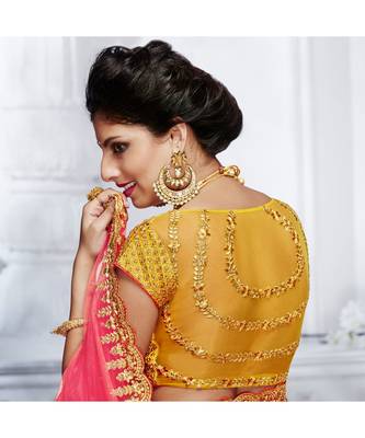 Pink embroidered silk bridal-lehengas 4