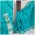 Teal south cotton saree