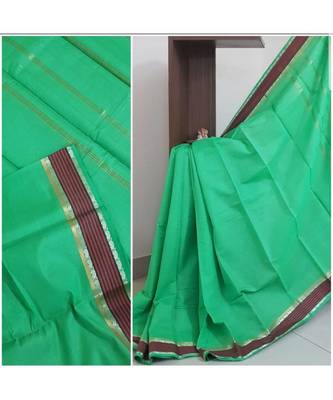 Green south cotton saree 1