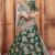 Eye Catching Teal Gold Dori, Matte Sequins Embroidered Bangalory Silk lehenga choli for bride