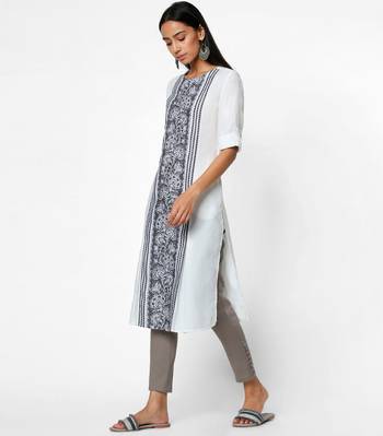 White printed rayon kurtas-and-kurtis 3