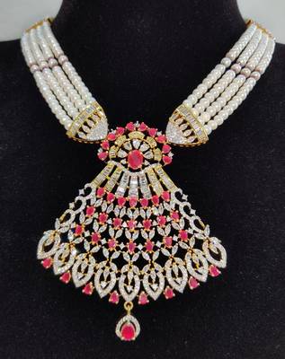 Natural Fresh Water Pearl Set With Certificate of Authenticity 1