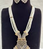 Natural Fresh Water Pearl Set With Certificate of Authenticity