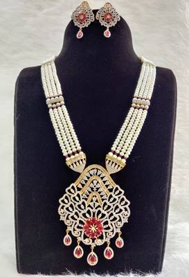 Natural Fresh Water Pearl Set With Certificate of Authenticity 1