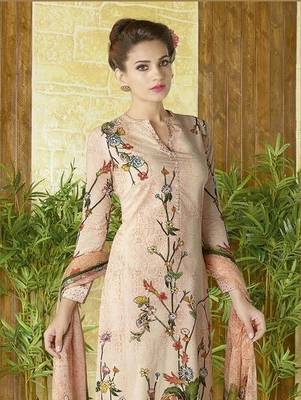 Multicolor floral print crepe salwar 2