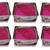 atorakushon   Transparent Saree Cover Garments Storage Bags Wardrobe Organizer Pack of 6 (Silver)